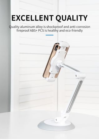 حامل روك مكتبي عالمي قابل للتعديل للجوال و التابلت