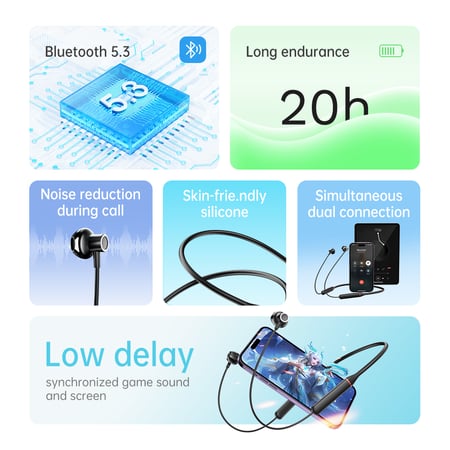 سماعة رقبة روك ROCK Y6 الرياضية