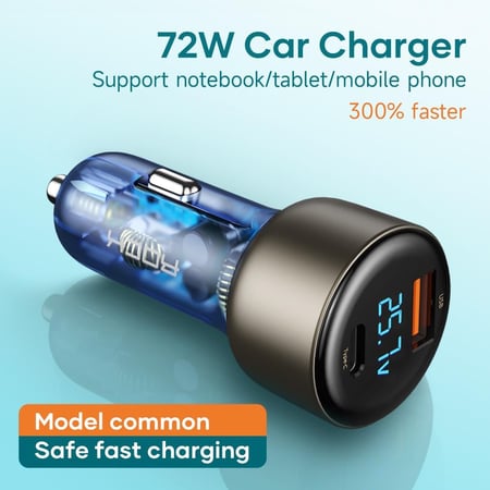 شاحن سيارة روك - سريع الشحن - عرض 1+1 مجاناً