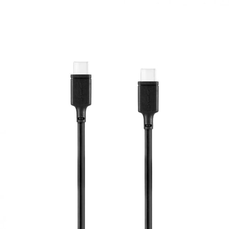 موماكس - سلك شاحن زيرو من تايب سي إلى تايب سي بقوة 100 واط وبطول 1م - أسود