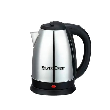 غلاية ماء كهربائية سيلفر كريست 2 لتر ستانلس ستيل 1800 واط -  الأصلية