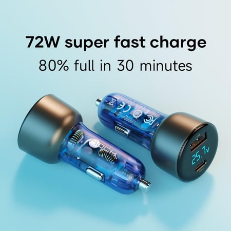 شاحن سيارة روك - سريع الشحن - عرض 1+1 مجاناً