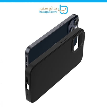 AmazingThing - كفر ايفون 14 / 14 بلس ماج سيف سموثي مقاوم للصدمات - اسود