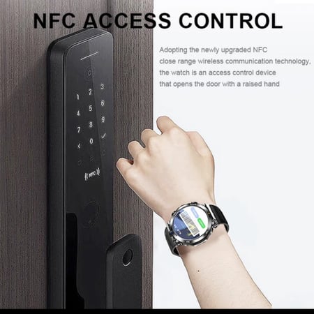 ساعة ذكية مدخل شريحة والواي فاي تدعم خاصية NFC