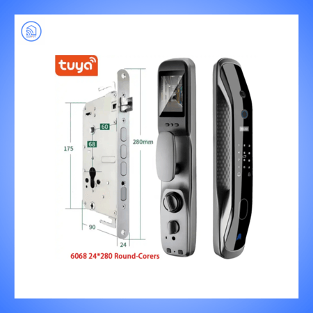 قفل الباب الذكي كاميرا واي فاي