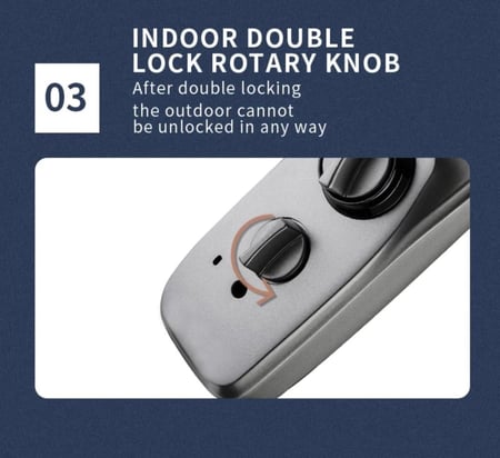 قفل الباب الذكي كاميرا واي فاي