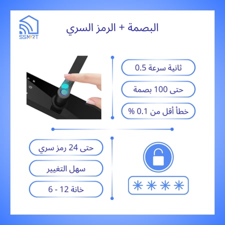 قفل الباب الذكي واي فاي