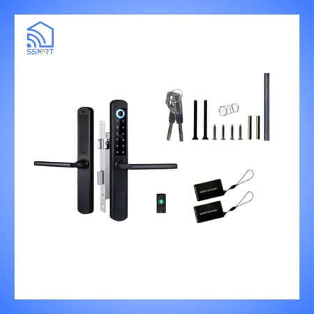 قفل ذكي للباب الداخلي أو الخارجي واي فاي