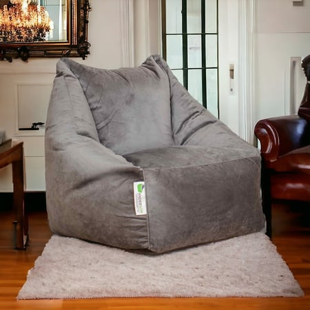 اندرسون جراند بين باج لون رمادي بتصميم فاخر Bean Bag Saudi Arabia