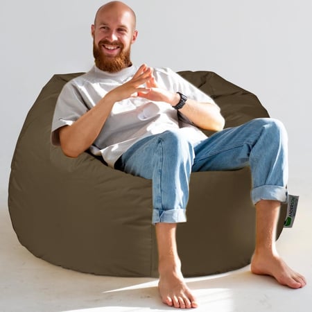 بين باج أندي لون بني مقاوم للماء كبير الحجم بين باق, بيج باج, بين باغ