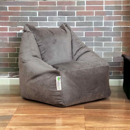 اندرسون جراند بين باج لون رمادي بتصميم فاخر Bean Bag Saudi Arabia
