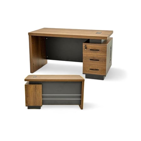 مكتب مدير عصري  مقاس 140سم