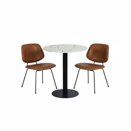 طاولة وكرسيين