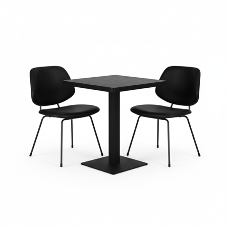 طاولة وكرسيين