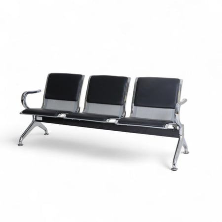 كرسي انتظار ستيل جلد