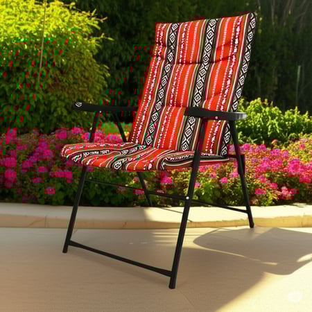 كرسي السدو قابل للطي بتصميم تراثي