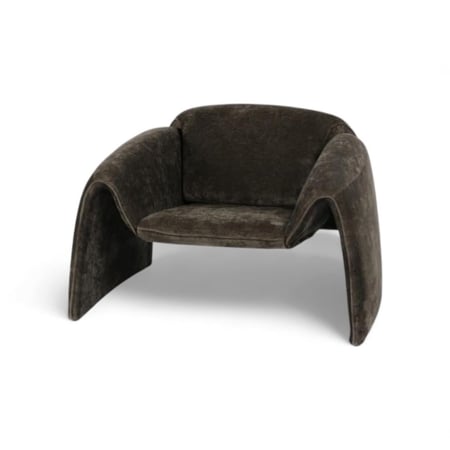 كنبة "أوريانا" الانسيابية المخملية