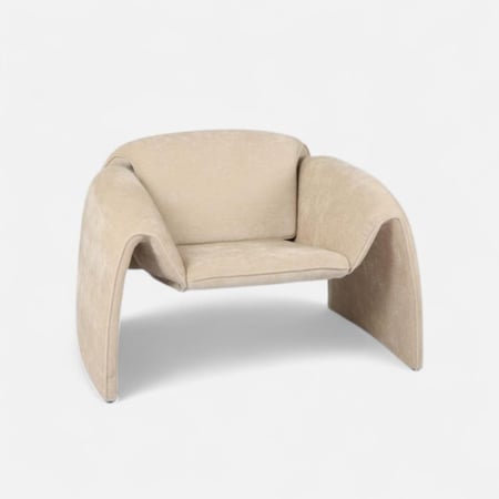 كنبة "أوريانا" الانسيابية المخملية