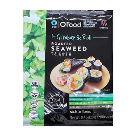 اعشاب بحريه للكيمباب والسوشي 10 اوراق - O’Food