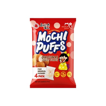 موتشي بفز النكهه الاصليه 4 مغلفات بالداخل