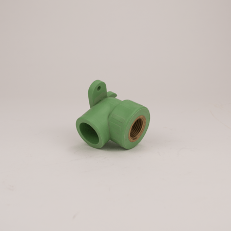 كوع سنة أنثى جداري  - 25*1/2 مم -  أصفر / أخضر