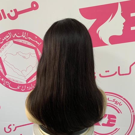 باروكه شعر طبيعي 16أنش جذور أمامية فروة دانتيل