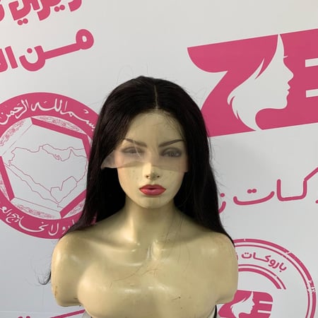 باروكه شعر طبيعي 16أنش جذور أمامية فروة دانتيل