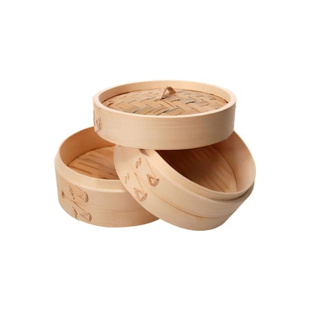 سلة الخيزران ( طابقين )