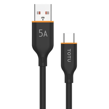 TOTU  كابل شحن سريع من النوع C من السيليكون السائل CB-6 سلسلة CB-6-T 1M