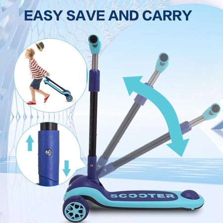 سكوتر بثلاث عجلات للأطفال والكبار