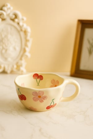 اكواب بطبعات الورود