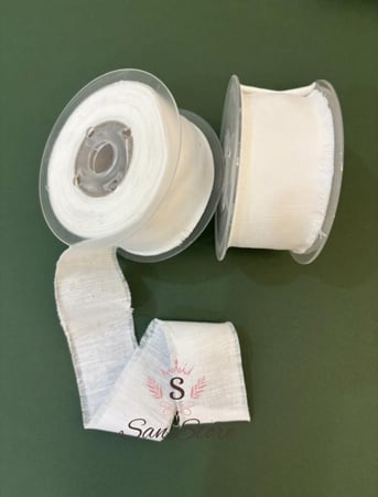 شريطة قطن - لون أبيض