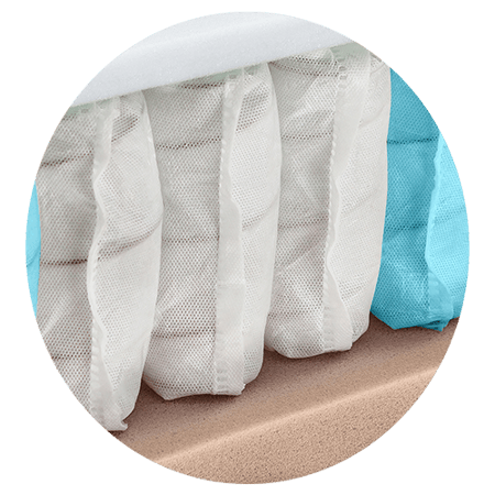 كنبة ثلاثية بحشوة اسفنج و نوابض بوكت سبرنج