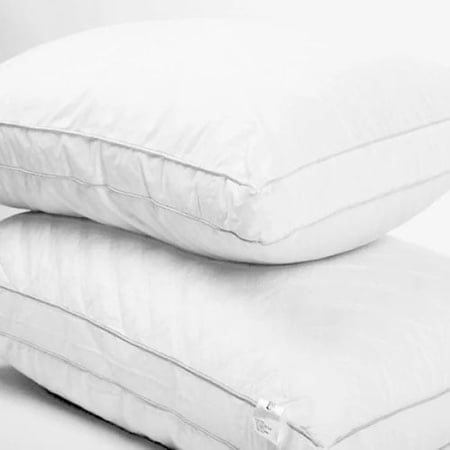 مخدة فندقية مطرزة ديكورين قماش قطن فاخر