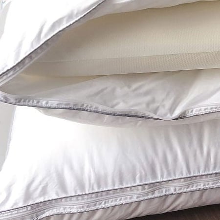 مخدة ريش ميموري فوم قماش قطن فاخر