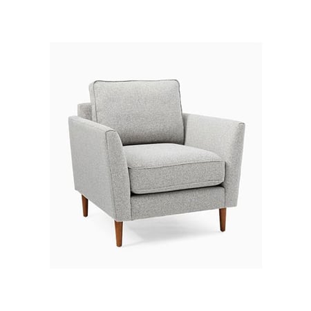 كرسي مفرد بحشوة اسفنج و نوابض بوكت سبرنج