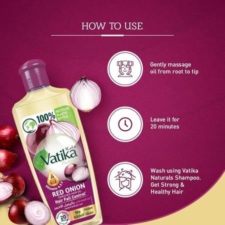 زيت الشعر فاتيكا بخلاصة البصل - 300 مل
