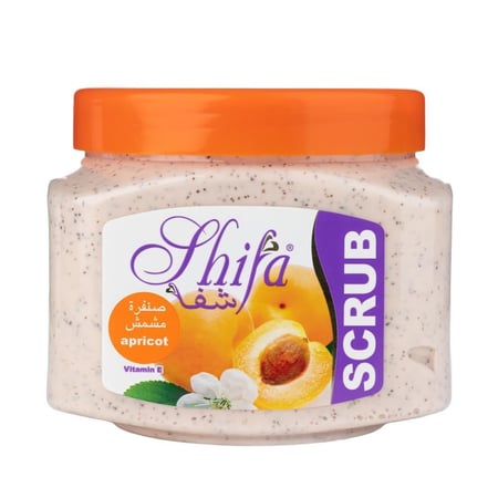 صنفرة شفا للوجه والجسم بخلاصة المشمش - 300 جرام