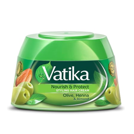 كريم شعر فاتيكا للتغذية وحماية الشعر بالزيتون والحناء واللوز - 140 مل