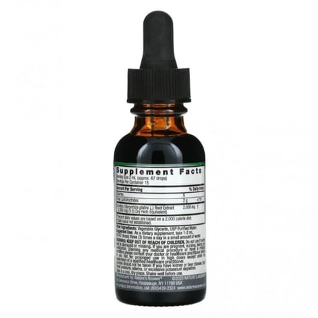 زيت عرق السوس الأصلي من ناتشرز انسر - 30 مل