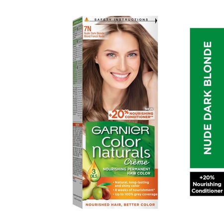 صبغة شعر غارنييه كولور ناتشرلز أشقر غامق طبيعي - 7N