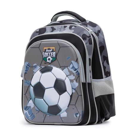 حقيبة مدرسية للأطفال بعجلات منفصلة مع حقيبة غداء و مقلمة الكورة - 4 قطع