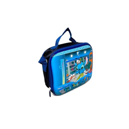 حقيبة مدرسية للأطفال بعجلات منفصلة مع حقيبة غداء و مقلمة ستيتش - 4 قطع