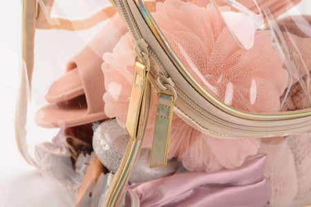 بكج حقيبة شور مستلزمات الإستحمام الانيقة نسائي بناتي (5) قطع