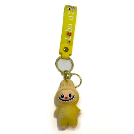 ميدالية تعليقة مخملية لابوبو اصفر