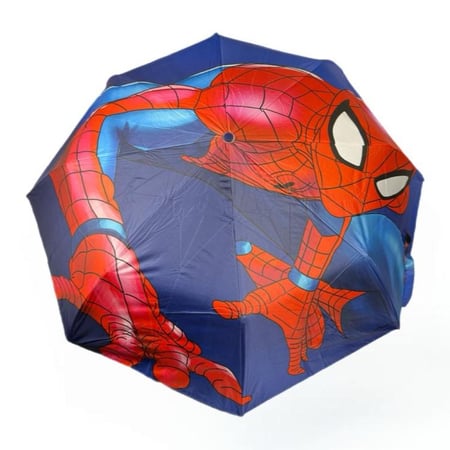 مظلة سبايدرمان للأطفال بقفل ذاتي