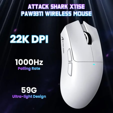 ATTACK SHARK X11SE Wireless Gaming Mouse - ماوس اتاك شارك