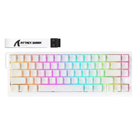 كيبورد - ATTACK SHARK X68PRO HE Wireless Rapid Trigger Keyboard Magnetic Switch