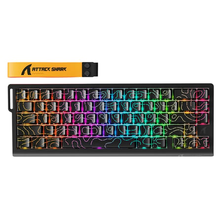 كيبورد - ATTACK SHARK X68PRO HE Wireless Rapid Trigger Keyboard Magnetic Switch
