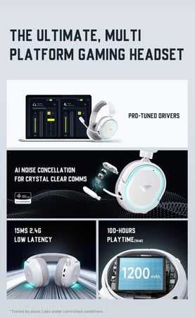 سماعة الاصدار الثاني -Picun G2 Pro E-sports Wireless - Wired Gaming Headse